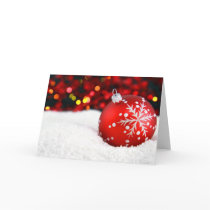 Christmas Bauble Card