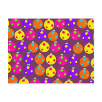 Christmas Bauble Wallpaper Post Cards