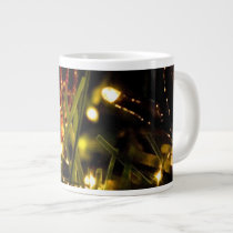 Christmas Bauble with Fairy Lights Jumbo Mug