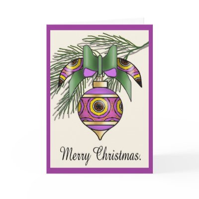 Christmas Baubles - 11 Greeting Cards by ArtbyJean