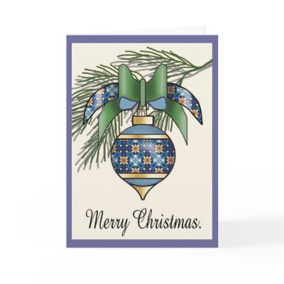 Christmas Baubles - 12 Greeting Card by ArtbyJean