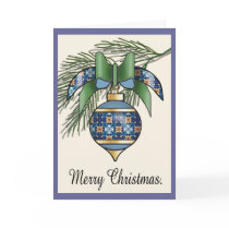 Christmas Baubles - 12 cards