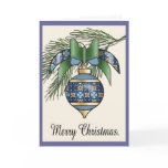 Christmas Baubles - 12 Greeting Card