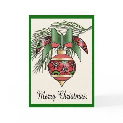 Christmas Baubles - 15 Greeting Card by ArtbyJean