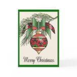 Christmas Baubles - 15 Greeting Card