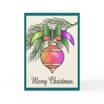 Christmas Baubles - 16 cards
