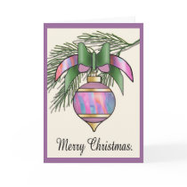 Christmas Baubles - 18 cards
