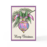 Christmas Baubles - 18 Greeting Card