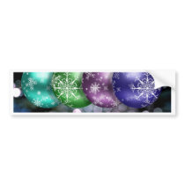 Christmas Baubles Bumper Stickers