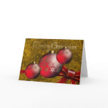 Christmas Baubles Greeting Cards
