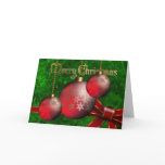 Christmas Baubles Cards