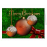 Christmas Baubles Card
