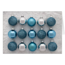 Christmas baubles cards