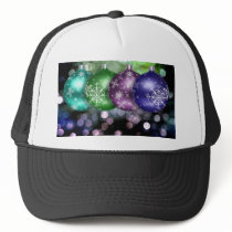 Christmas Baubles Mesh Hats