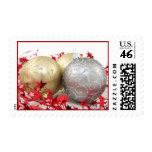 Christmas Baubles Postage Stamp