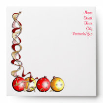 Christmas Baubles, Stars & Tinsel envelopes
