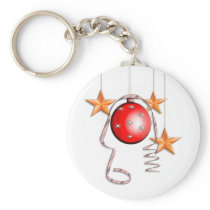 Christmas Baubles, Stars & Tinsel Keychains