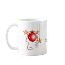 Christmas Baubles, Stars & Tinsel mugs