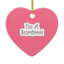 Christmas BCA I'm a Survivor Christmas Tree Ornament