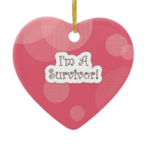 Christmas BCA I'm a Survivor Christmas Tree Ornament