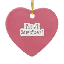 Christmas BCA I'm a Survivor Christmas Ornament