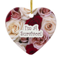 Christmas BCA I'm a Survivor Christmas Ornaments