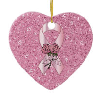 Christmas BCA pinkribbon Christmas Tree Ornaments