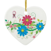 Christmas BCA pinkribbon Christmas Tree Ornaments