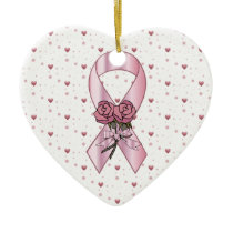 Christmas BCA pinkribbon Ornament