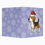 Christmas Beagle Binder
