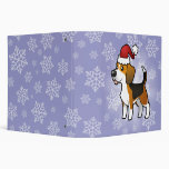 Christmas Beagle Binder