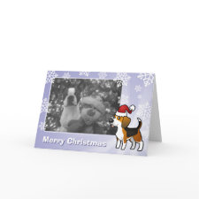 Christmas Beagle card
