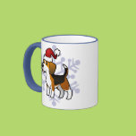 Christmas Beagle Coffee Mug