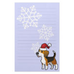 Christmas Beagle Custom Stationery