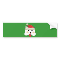 Christmas Bear bumper stickers