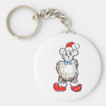 Christmas Bear Key Chain