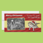 Christmas Bearded Dragon / Rankins Dragon Custom Photo Card