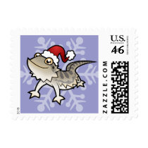 Christmas Bearded Dragon / Rankins Dragon Postage Stamps