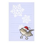 Christmas Bearded Dragon / Rankins Dragon Stationery Design