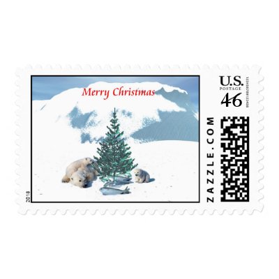 Christmas Bears Stamp