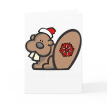 Christmas Beaver cards by animalworld Christmas Beaver cards