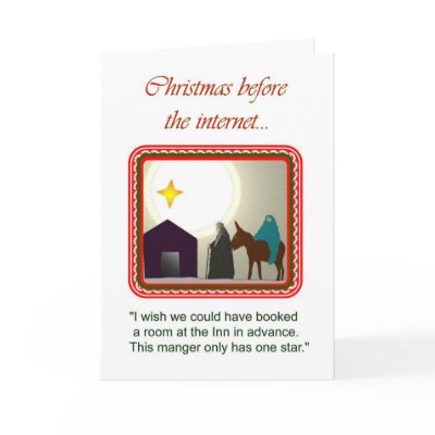 Christmas before the internet... Card by qshirts