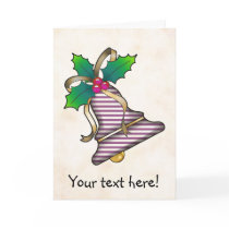 Christmas Bell Card - 27 by ArtbyJean Christmas Bell Card - 27