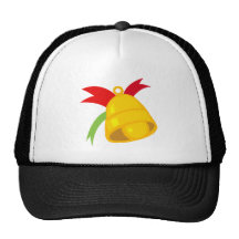 Christmas Bell Mesh Hat