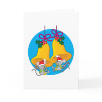 Christmas Bell Mice cards