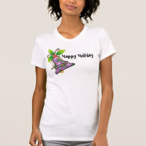 Christmas Bell with Holly-05, Happy Holiday t-shirts