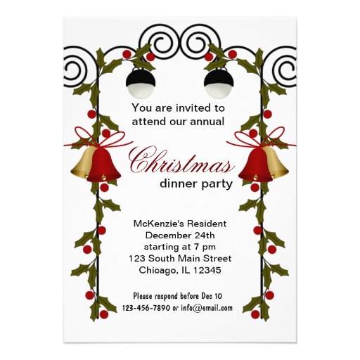 free christmas clipart for invitations - photo #3