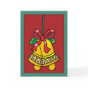Christmas Bells Irish Blessing Card