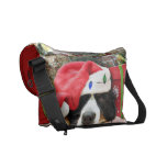 Christmas - Bernese Mountain Dog - Mya Messenger Bag