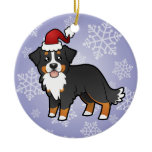 Christmas Bernese Mountain Dog Christmas Ornaments
